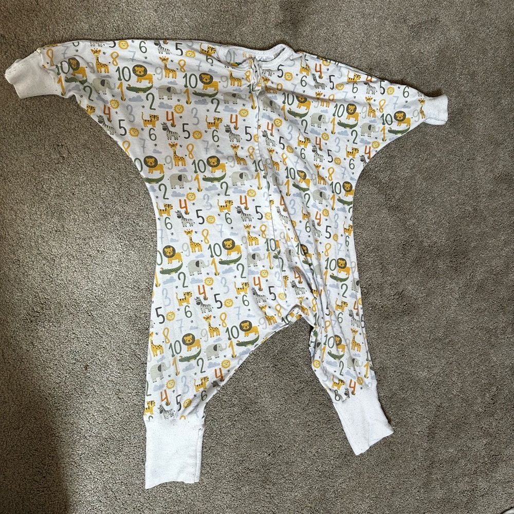 Sleeping baby flying squirrel sleep sack